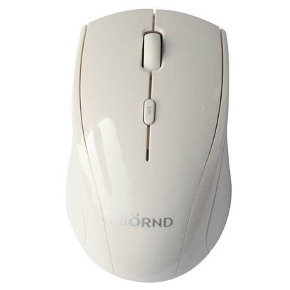 Bornd M610 Wireless Keyboard & Mouse Combo (White)
