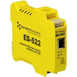 Brainboxes Industrial Ethernet To Serial 2Xrs232/422/485