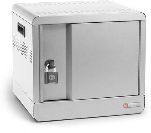 Bretford Cube Micro Station Portable Device Management Cabinet White