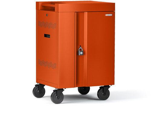 Bretford Cube Mini Portable Device Management Cart Orange