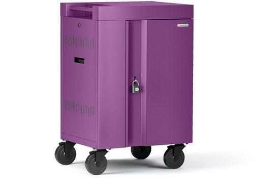 Bretford Cube Mini Portable Device Management Cart Purple