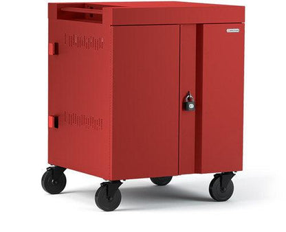 Bretford Cube Portable Device Management Cart Red