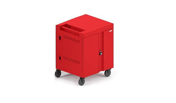 Bretford Tvc16 Portable Device Management Cart Red
