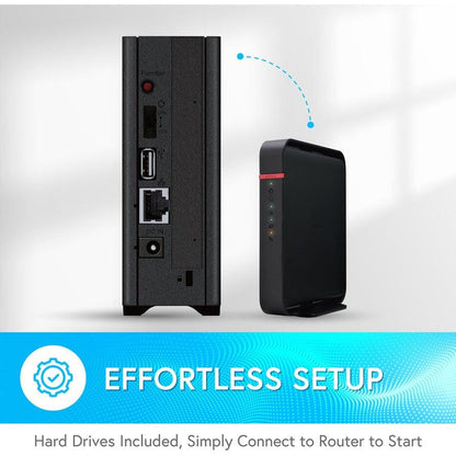 Buffalo Linkstation 210 Nas Desktop Ethernet Lan Black Armada 370