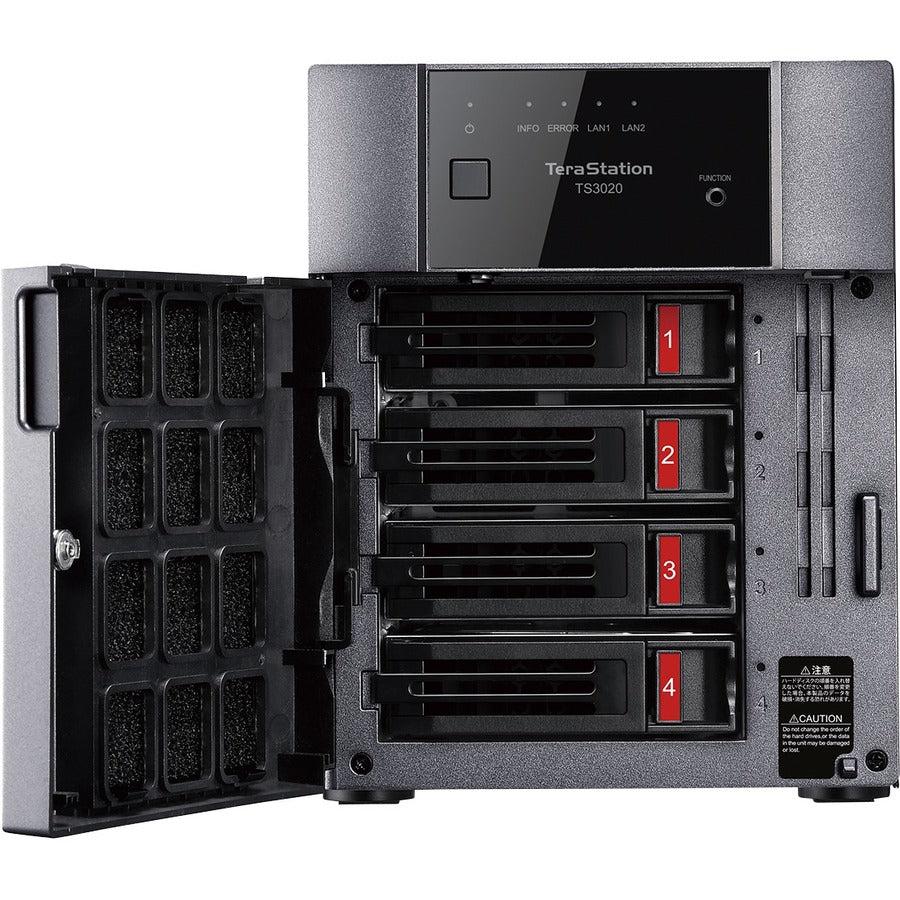 Buffalo Terastation Ts3420Dn0802 Nas/Storage Server Rack (1U) Ethernet Lan Black Al214