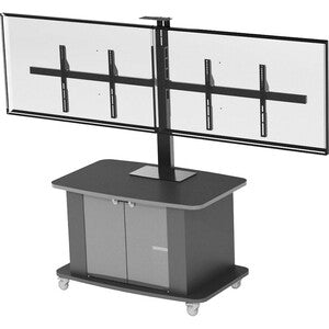 C2736 Monitor Cart And Pm2-D,Dual Mount For 42 To 70 Monitors