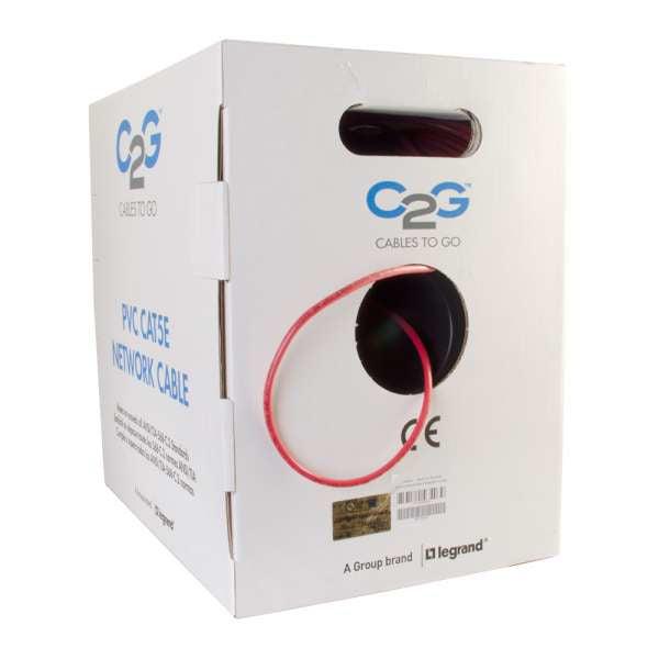 C2G 1000Ft Cat5E Utp Networking Cable Red 304.5 M U/Utp (Utp)