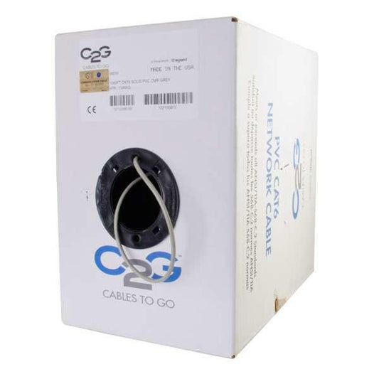 C2G 1000Ft Cat6 Networking Cable Grey 304.8 M U/Utp (Utp)