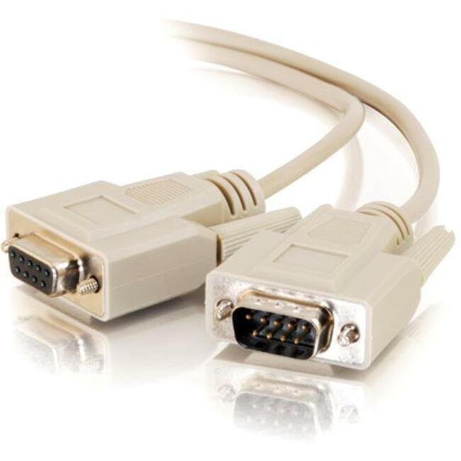 C2G 100Ft Db9 M/F Extension Cable - Beige