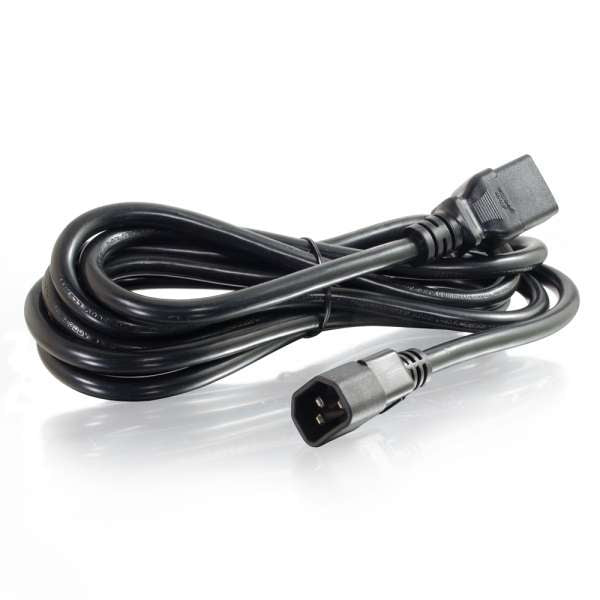 C2G 10344 Power Cable Black 0.91 M C14 Coupler C19 Coupler