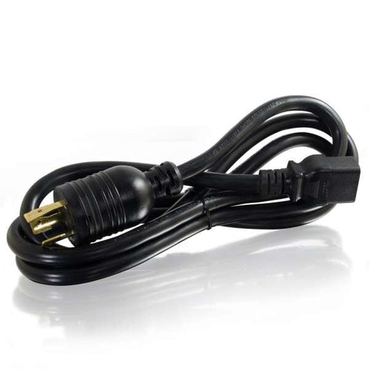 C2G 10353 Power Cable Black 0.91 M Nema L6-20P C19 Coupler