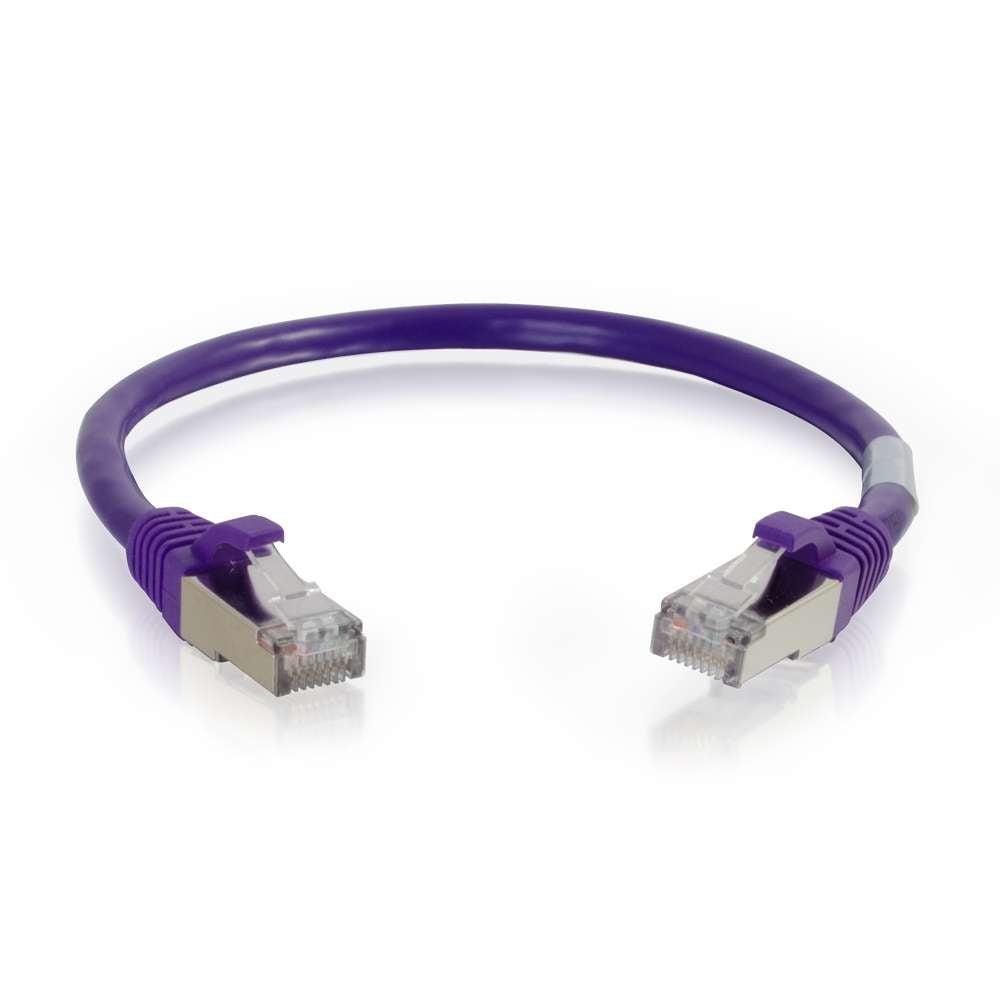 C2G 10Ft Cat6 Networking Cable Purple 3.05 M S/Ftp (S-Stp)