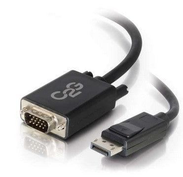 C2G 10Ft Dp / Vga 3 M Displayport Vga (D-Sub) Black