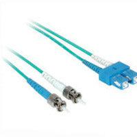 C2G 10M 10Gb St/Sc Duplex 50/125 Multimode Fiber Patch Cable Fiber Optic Cable 393.7" (10 M)