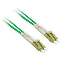 C2G 10M Lc/Lc Duplex 9/125 Fibre Optic Cable Green