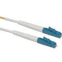 C2G 10M Lc/Lc Plenum-Rated Simplex 9/125 Single-Mode Fiber Patch Cable - Yellow Fiber Optic Cable 393.7" (10 M)