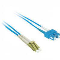 C2G 10M Lc/Sc Plenum-Rated Duplex 50/125 Multimode Fiber Patch Cable Fibre Optic Cable Blue