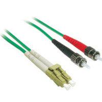 C2G 10M Lc/St Duplex 62.5/125 Multimode Fiber Patch Cable Fibre Optic Cable Green