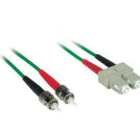 C2G 10M Sc/St Duplex 62.5/125 Multimode Fiber Patch Cable Fibre Optic Cable Green