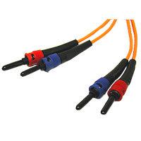 C2G 10M St/St Duplex 62.5/125 Multimode Fiber Patch Cable Fibre Optic Cable Orange