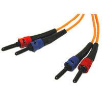 C2G 10M Usa St/St Duplex 62.5/125 Multimode Fiber Patch Cable Fibre Optic Cable Orange