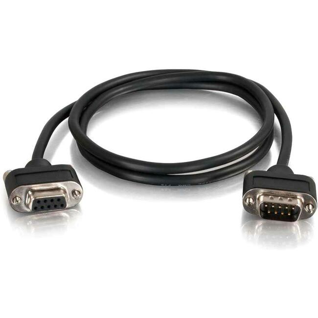 C2G 12Ft Cmg-Rated Db9 Low Profile Null Modem M-F