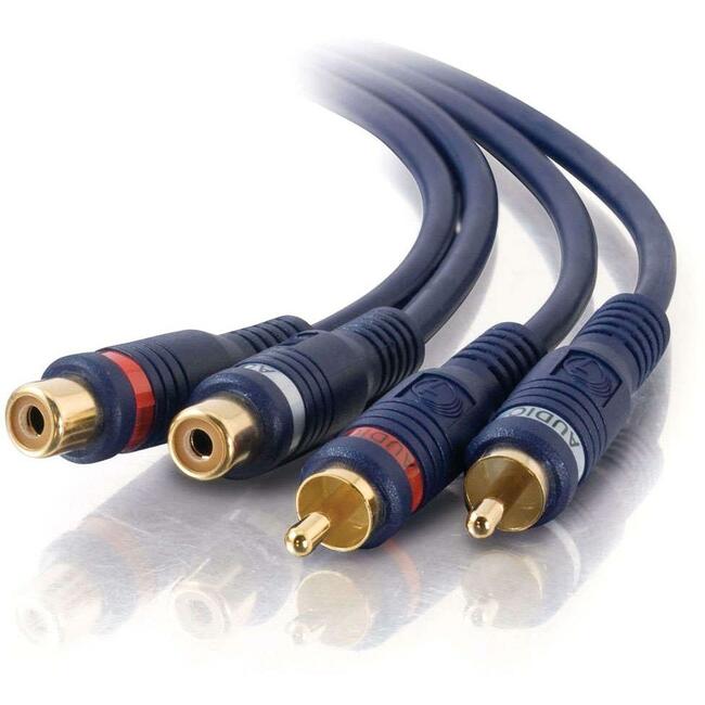 C2G 12Ft Velocity Rca Stereo Audio Extension Cable