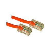 C2G 14Ft Assembled Cat5E Crossover Networking Cable Orange 4.2 M