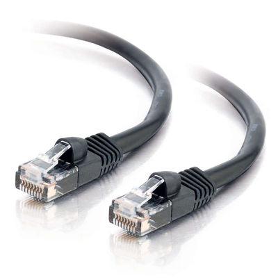 C2G 14Ft Cat5E 350Mhz Snagless Patch Cable Black Networking Cable 4.26 M