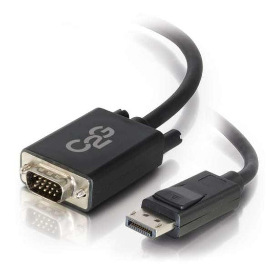 C2G 15Ft (4.5M) Displayport™ Male To Vga Male Active Adapter Cable - Black (Taa Compliant)
