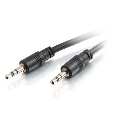 C2G 15Ft Cmg-Rated 3.5Mm Stereo With Low Profile Connectors Audio Cable 4.57 M Black