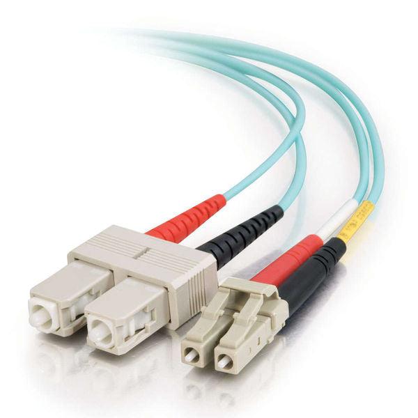 C2G 15M, Lc - Sc Fibre Optic Cable Blue