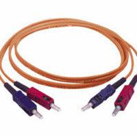 C2G 15M Sc/Sc Duplex 50/125, Orange Fiber Optic Cable 590.6" (15 M)