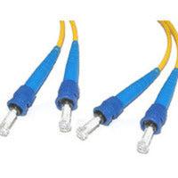 C2G 15M St/St Duplex 9/125 Single-Mode Fiber Patch Fibre Optic Cable Yellow
