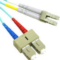 C2G 15M Usa 10Gb Lc/Sc Duplex 50/125 Multimode Fiber Patch Cable Fibre Optic Cable White