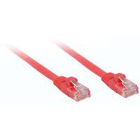 C2G 1Ft Cat5E 350Mhz Snagless Patch Cable Networking Cable Red 0.3 M
