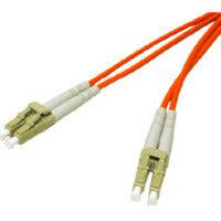 C2G 1M Lc/Lc Plenum-Rated Duplex 62.5/125 Multimode Fiber Patch Cable Fibre Optic Cable Orange