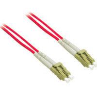 C2G 1M Lc/Lc Plenum-Rated Duplex 62.5/125 Multimode Fiber Patch Cable Fibre Optic Cable Red