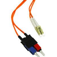 C2G 1M Lc/Sc Lszh Duplex 62.5/125 Multimode Fibre Optic Cable Orange