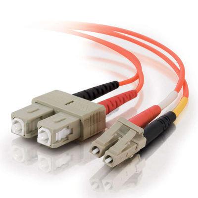 C2G 1M Lc/Sc Fibre Optic Cable Ofc Orange