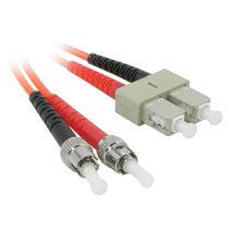 C2G 1M St/Sc Duplex 62.5/125 Multimode Fiber Patch Cable Fibre Optic Cable Orange