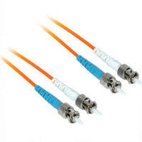 C2G 1M St/St Duplex 50/125 Multimode Fiber Patch Cable Fibre Optic Cable Orange