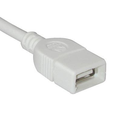 C2G 1M Usb A Male -> A Female Extension Cable Usb Cable White