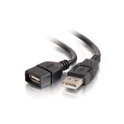 C2G 1M Usb A Male To A Female Extension Cable Usb Cable Black