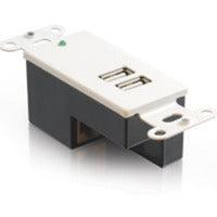 C2G 2-Port Usb Superbooster Wall Plate - Receiver