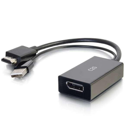 C2G 22323 Video Cable Adapter Displayport Hdmi + Usb Black