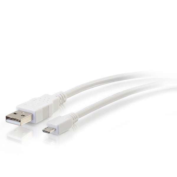 C2G 27443 Usb Cable 1.8 M Usb 2.0 Usb A Micro-Usb B White