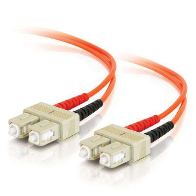 C2G 2M Sc/Sc Taa Duplex 62.5/125 Μm Fibre Optic Cable Orange