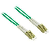 C2G 2M Lc/Lc Duplex 62.5/125 Multimode Fiber Patch Cable Fibre Optic Cable Green