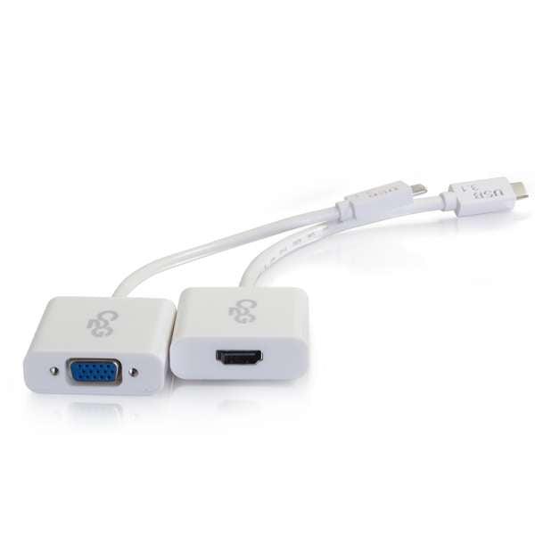 C2G 30003 Usb Graphics Adapter 3840 X 2160 Pixels White